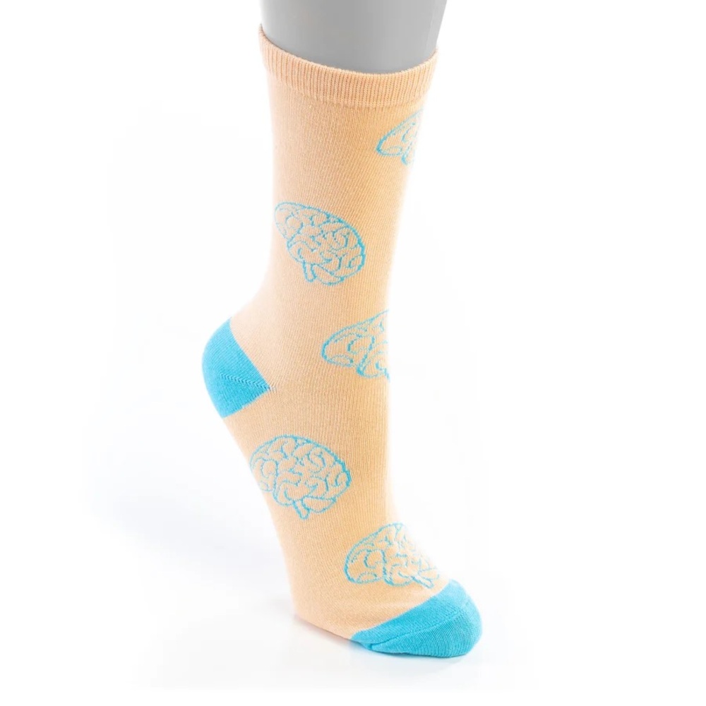 NWT Nurseology Brain Socks